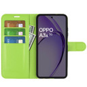 Oppo A60 5G      Pu Wallet Case    [Green]