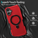 Galaxy A06 4G  Kickstand Heavy Duty Case [Red]