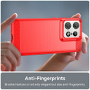 Moto Edge 50 Pro      Carbon Fibre Case    [Red]