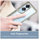 Oppo A60 4G Soft Gel Bumper Case [Clear Grey]