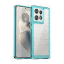 Moto Edge 50 Pro Soft Gel Bumper Case [Clear Blue]