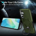Galaxy A16 5G  Kickstand Heavy Duty Case [Green]