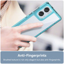 Moto Edge 50 Fusion Soft Gel Bumper Case [Clear Blue]