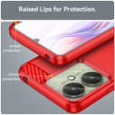 Xiaomi Redmi 13C 4G      Carbon Fibre Case    [Red]