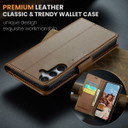 Galaxy S25 Plus      Pu Wallet Case    [Brown]
