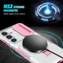 Galaxy S25 Plus      Magsafe Sliding Cover Case    [Pinkwhite]