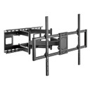 BRATECK 60-120" Heavy-Duty Full Motion TV Wall Mount Bracket with Free-Tilting Design, Cable Management, and Quick-Release Latch, Supports 120Kgs, Max VESA 900x600, Includes Bubble Level - LPA77-696