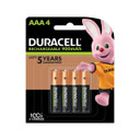 DURACELL AAA Rechargeable Battery 900mAh - Pack of 4 DURGT5633