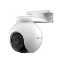 EZVIZ H8 Pro 3K Outdoor WiFi PT Security Camera with 360-Degree FoV. 1/2.7” Progressive Scan CMOS. 4mm Lens. 3D DNR - Digital WDR - H.265 / H.264 - 2880x1620@30fps MicroSD card slot (Max. 512 GB).