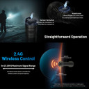 Nitecore Mh40 Pro 3500 Lumen Uhi Bright Long Range Hunting Flashlight