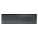 DYNAMIX 3RU 19" Blanking Panel. Black Colour Includes 4x Cage Nuts.   