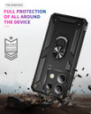 Xiaomi Redmi Note 13 Pro 5G Military Armour Ring Case Black