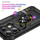 Xiaomi Redmi Note 13 Pro 5G Military Armour Ring Case Black