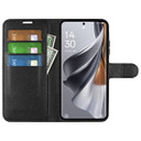 Oppo Reno 10 5G Pu Wallet Case [Black]