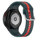 Samsung Galaxy Watch 7 44mm Silicone Strap [Teal/Red]