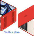 Macbook Air 13" (M4, 2025) A3240 Matte Hard Case [Red]