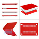 Macbook Air 13" (M4, 2025) A3240 Matte Hard Case [Red]