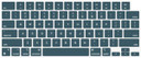 Macbook Air 13" (M4, 2025) A3240 Keyboard Cover [Teal]