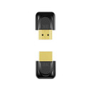 UNITEK 8K HDMI 90 & 270 Degree Right Angle Adapter with Gold-Plater Connectors. Supports HDMI 2.1, Plug & Play, Supports 8K@60Hz/4K@120Hz HDR Images. Black.