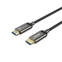 UNITEK 10M 8K HDMI Fiber Optic 2.1 Cable & Supports 48Gbps. Support Max Res up to 8K@60Hz & 4K@120Hz/144Hz, 24K Gold-plated Plug, Slim & Flexible, Alloy Housing, Black Colour.