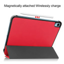 Ipad 11 (A16, 2025)    Tri-Fold Pu Case    [Red]