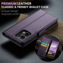 Oppo Reno 13 5G      Pu Wallet Case    [Purple]
