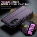 Galaxy S25 Edge      Pu Wallet Case    [Purple]