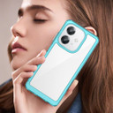 Oppo A40 4G      Soft Gel Case    [Clear Blue]