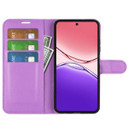 Oppo A5 Pro 5G      Pu Wallet Case    [Purple]