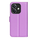 Oppo A40 4G      Pu Wallet Case    [Purple]