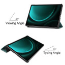 Galaxy Tab S10 Plus X820    Tri-Fold Pu Case    [Teal]