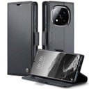 Xiaomi Redmi Note 14 Pro Plus 5G      Pu Wallet Case    [Black]