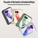 Razr 50 Ultra      Electroplated Hinge Case    [Silver]