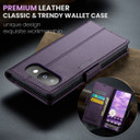 Google Pixel 9A      Pu Wallet Case    [Purple]