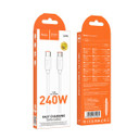 Hoco 240W Super Fast Charging USB Cable - USB C to USB C (X115) 1 Meter