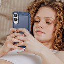 Samsung Galaxy S25 Edge      Carbon Fibre Case    [Navy]