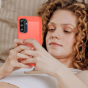 Samsung Galaxy A36 5G      Carbon Fibre Case    [Red]