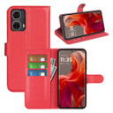 Moto G85      Pu Wallet Case    [Red]