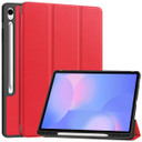 Tab S10Fe Plus    Tri-Fold Pen Holder Case    [Red]