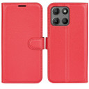 Moto G15      Pu Wallet Case    [Red]