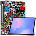 Samsung Galaxy Tab S10Fe Plus X620    Designer Tri-Fold Case      [Graffiti]