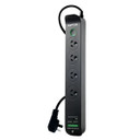 Raptor Master Switched 4 Way Surge Protected Powerboard 45W PD USB-C 36W USB-A Ports   