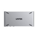 UNITEK USB-C 10Gbps HDMI Split Screen KVM Switch. Data Intercopy. Shares 1 HDMI 4K@30 & 5 USB-A Ports for Enhanced Connectivity. 5V2A with USB-C connector (1.5m Cable), Aluminium Alloy/Space Grey.