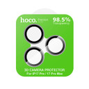 Hoco Premium Ultra HD Camera Lens Protector w/ Metallic Ring, CSG Anti Glare Lens (V14) - [ iPhone 17 Pro / Pro Max ]