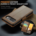 Google Pixel 10      Pu Wallet Case    [Brown]