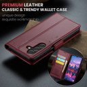 Samsung Galaxy A17 5G      Pu Wallet Case    [Maroon]