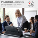 Samsung Galaxy A07      Pu Wallet Case    [Black]