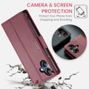 Samsung Galaxy A07      Pu Wallet Case    [Maroon]