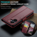 Samsung Galaxy A07      Pu Wallet Case    [Maroon]