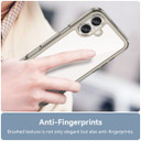 Iphone 16 Plus      Soft Gel Case    [Clear Grey]